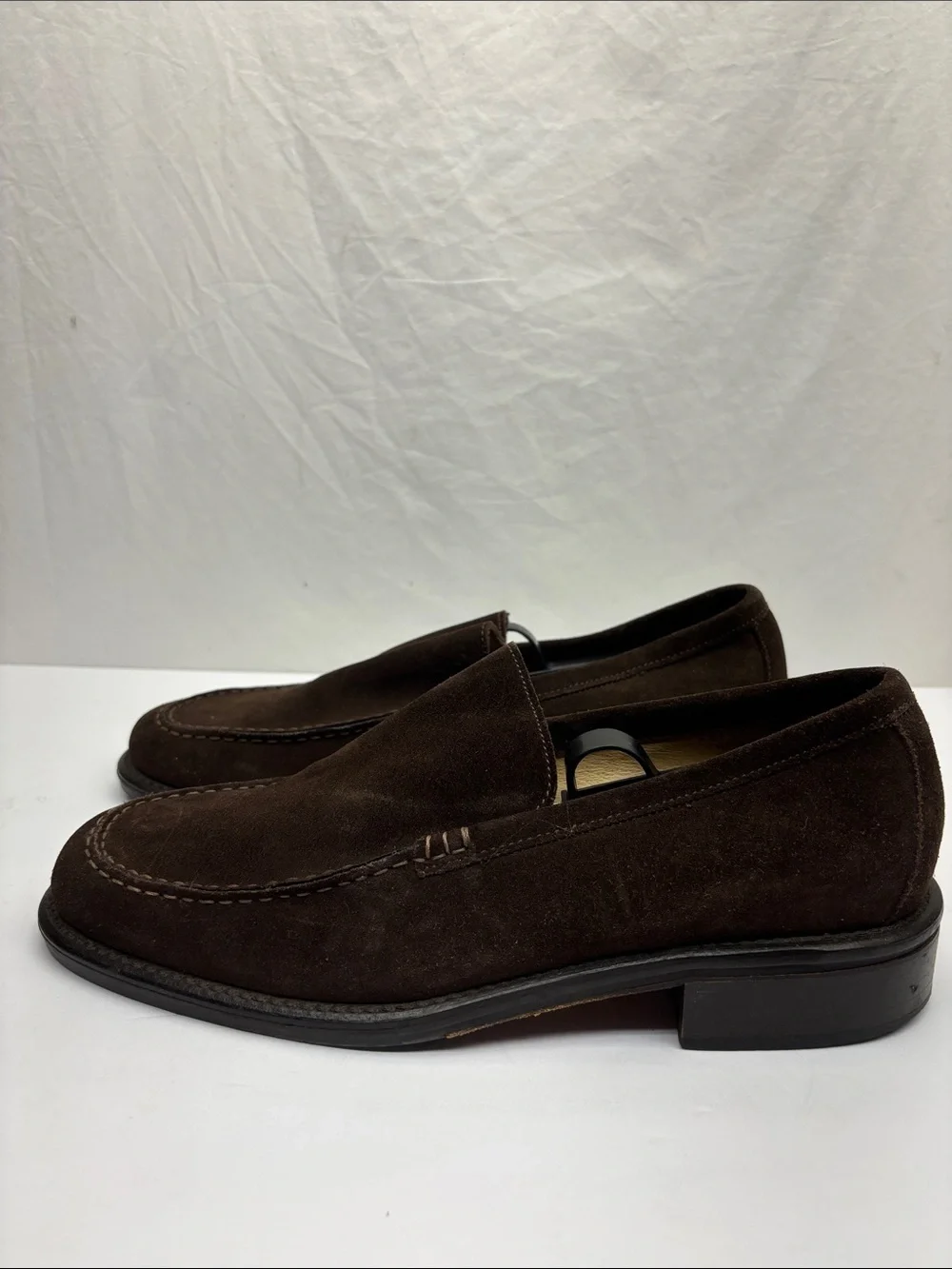 J. Crew Men's Brown Suede Slip-On Loafers, SZ 9, box 30
